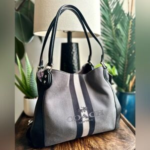 Vintage Coach Edie Stripe